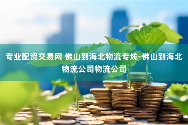 专业配资交易网 佛山到海北物流专线-佛山到海北物流公司物流公司